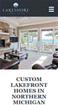 Mobile Screenshot of lakeshorecustomhomes.com